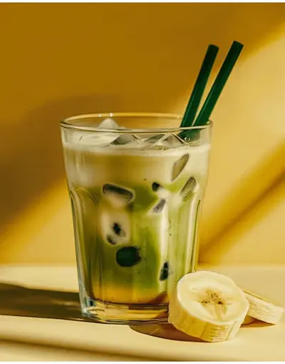 Matcha s okusom banane